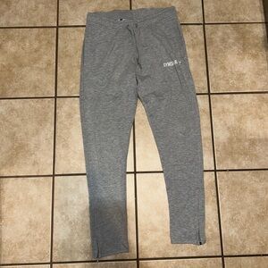 Gymshark Gray Sweatpants with Ankle Zippers Men’s Size Small